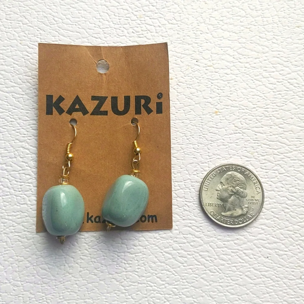 Kazuri earrings. NEW - Picture 2 of 5